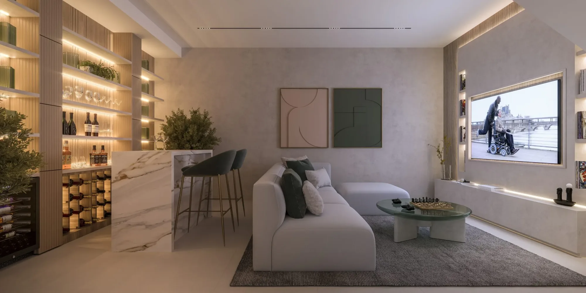 Los Nogales Living — interior 5