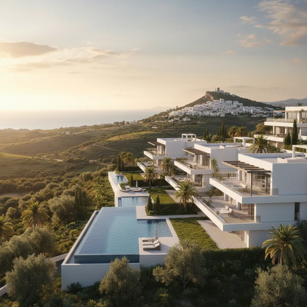 New development in Casares, Costa del Sol